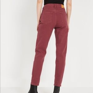 Frank and Oak Stevie Muted red denim size 25